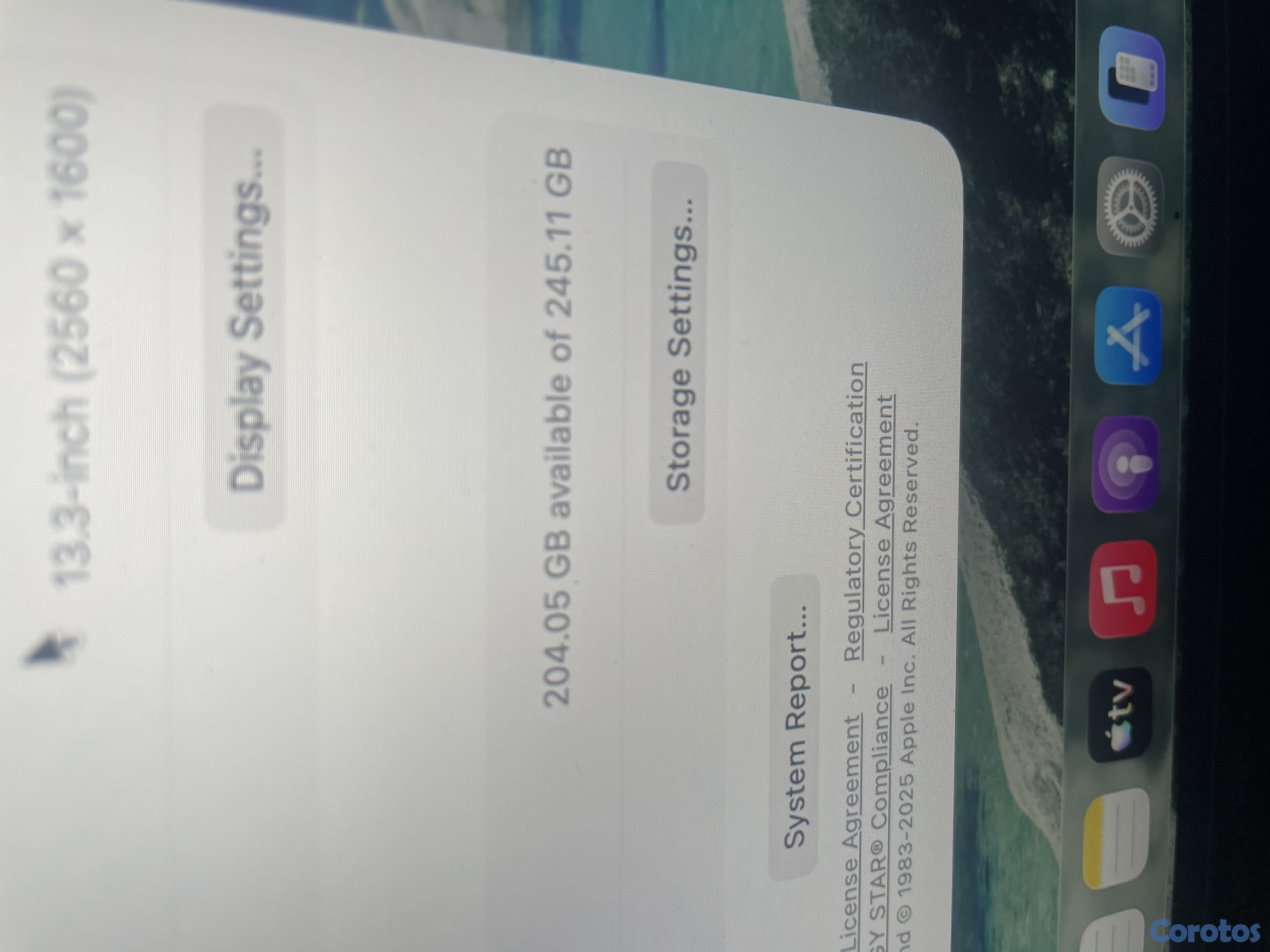 computadoras y laptops - MacBook Pro 13 2020 M1 3.2ghz 8gb ram, 256ssd 2