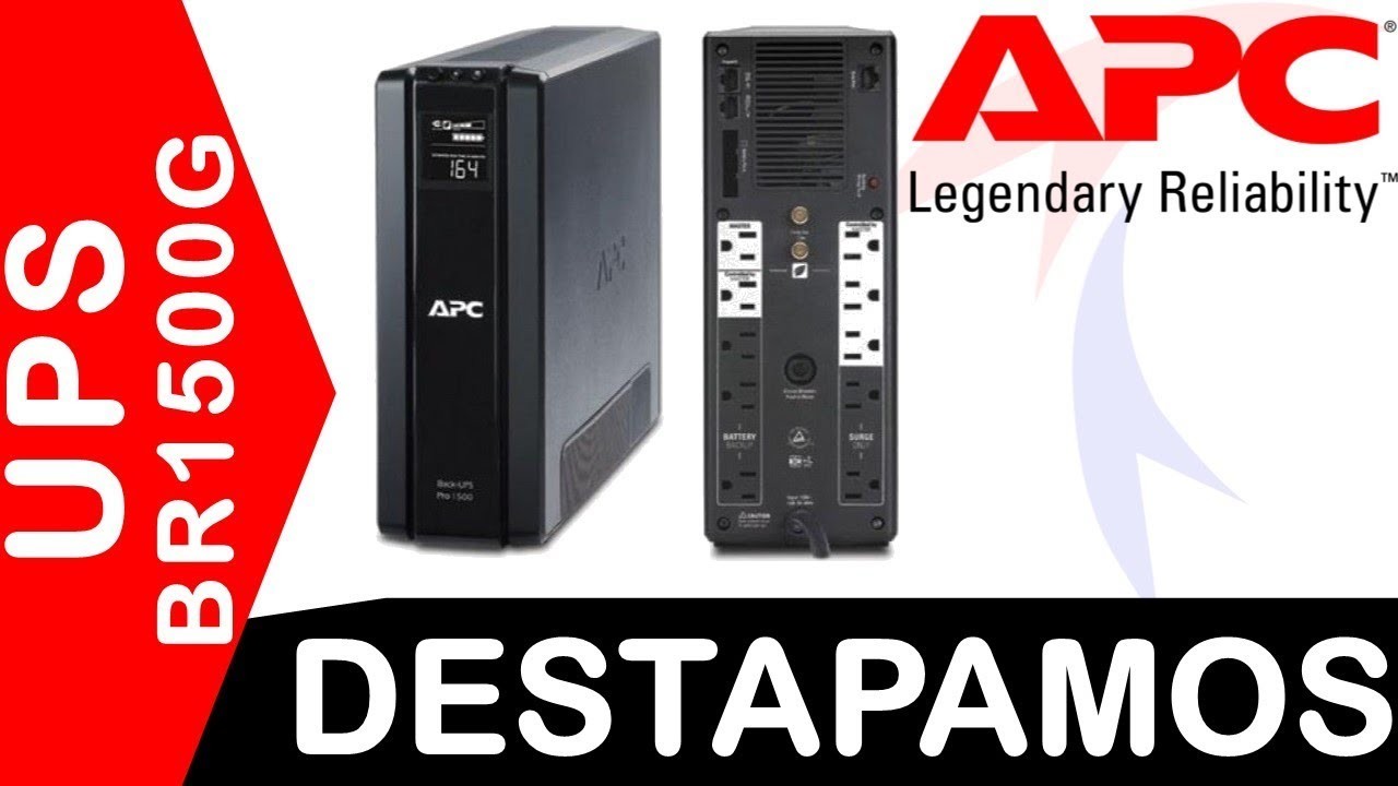 computadoras y laptops - UPS APC BR1500G BACK-UPS PRO, 1.5KVA (1500VA), 865 WATTS,INPUT 120V /OUTPUT 120v 0