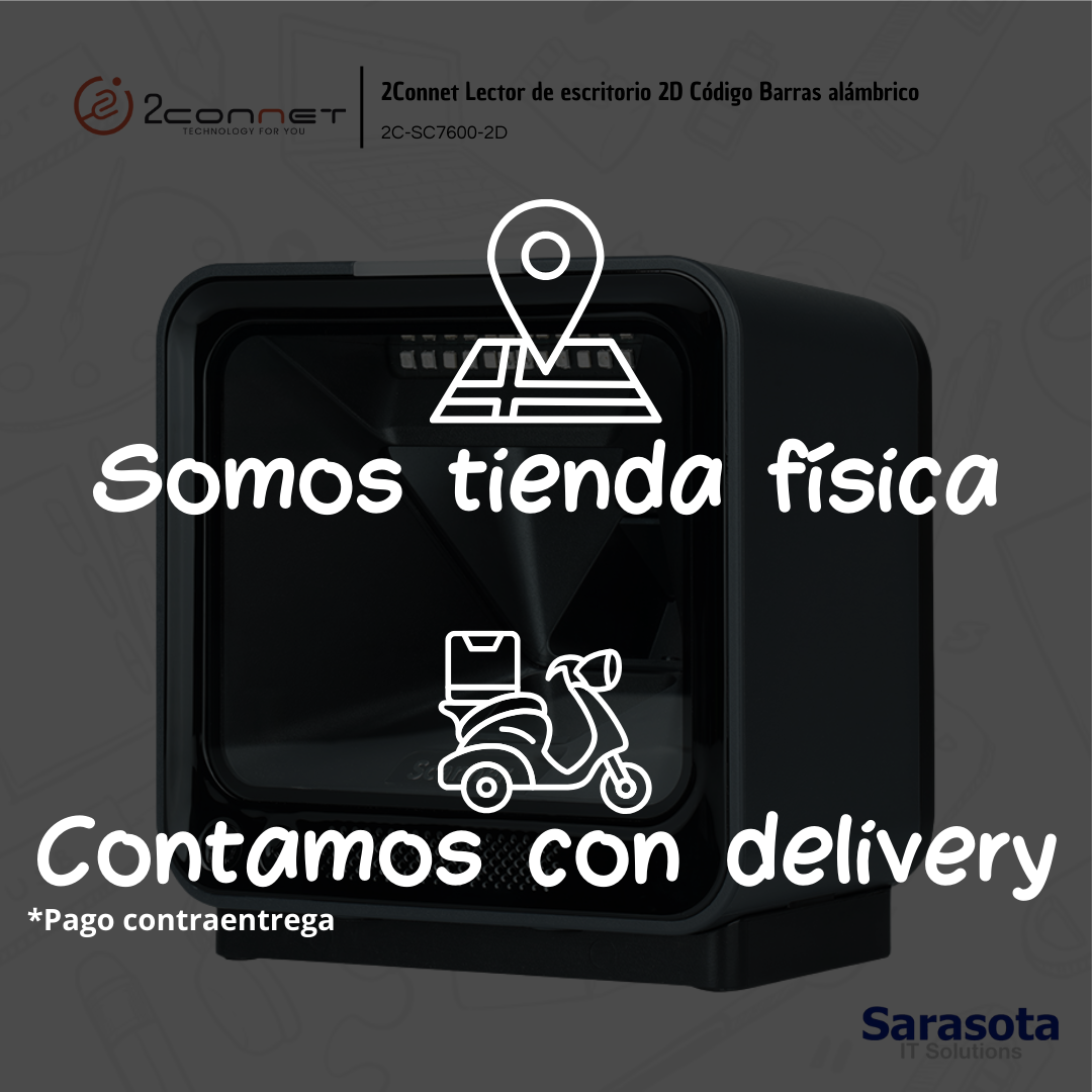 accesorios para electronica - 2Connet Lector de escritorio 2D alámbrico 1