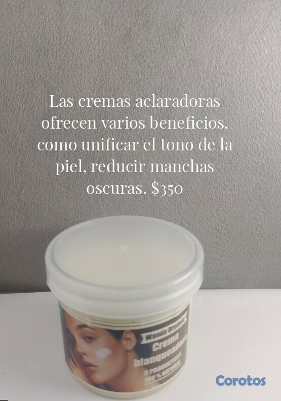 salud y belleza - crema blanqueadora 