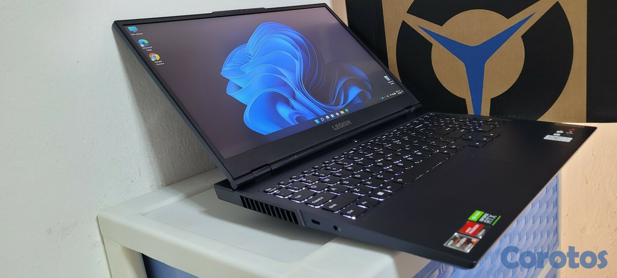 computadoras y laptops - Lenovo Slim Gaiming Ryzen 5 Ram 16gb ddr4 SSD 512GB nVidea RTX 3050Ti 4gb New 2