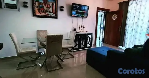 apartamentos - 1er piso Amueblado enbdorado 1ro a 10 minutos de unión médica  7