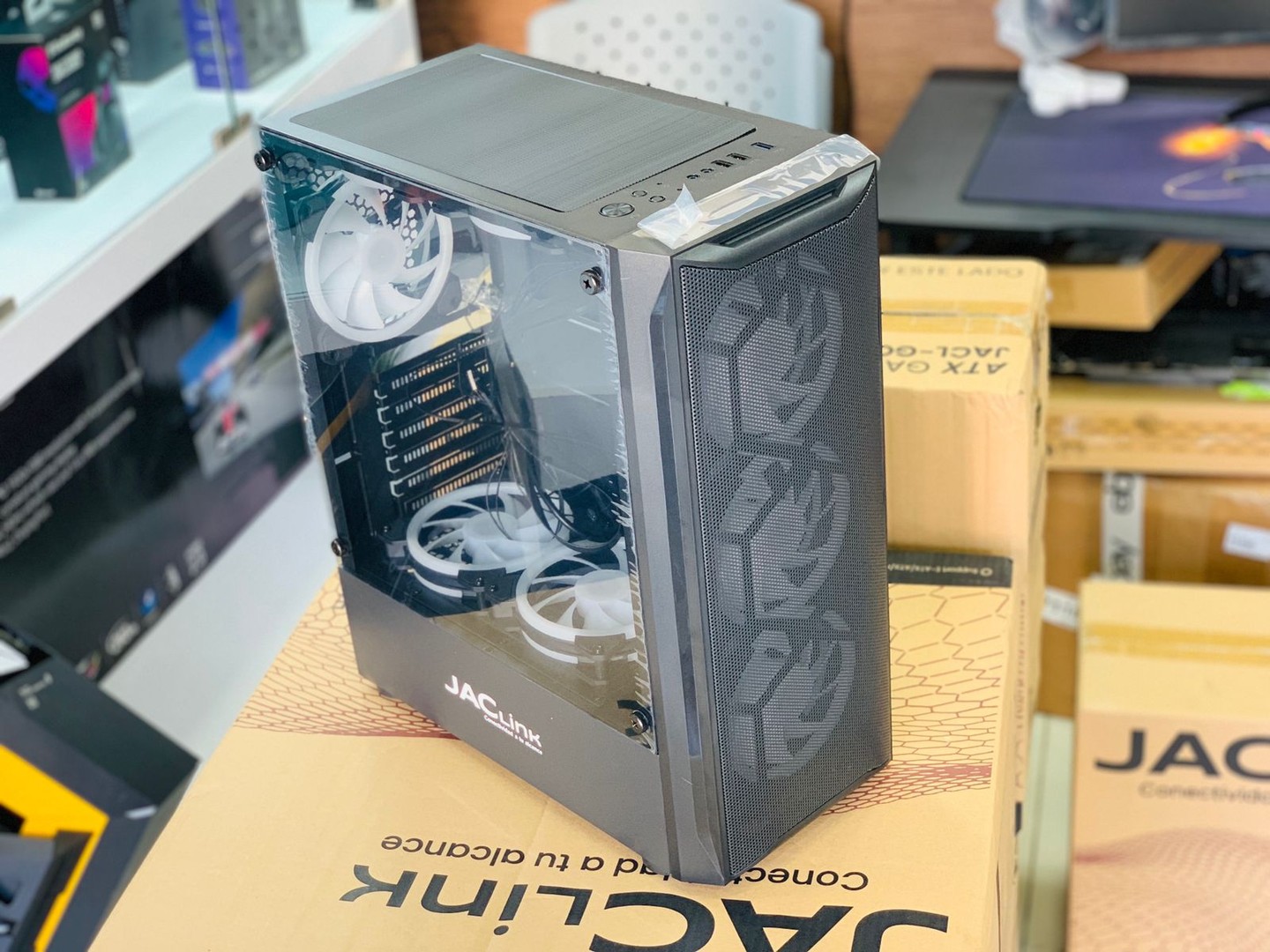 computadoras y laptops - CASE GAMING ATX 8 VENTILADORES RGB GRATIS 🔥