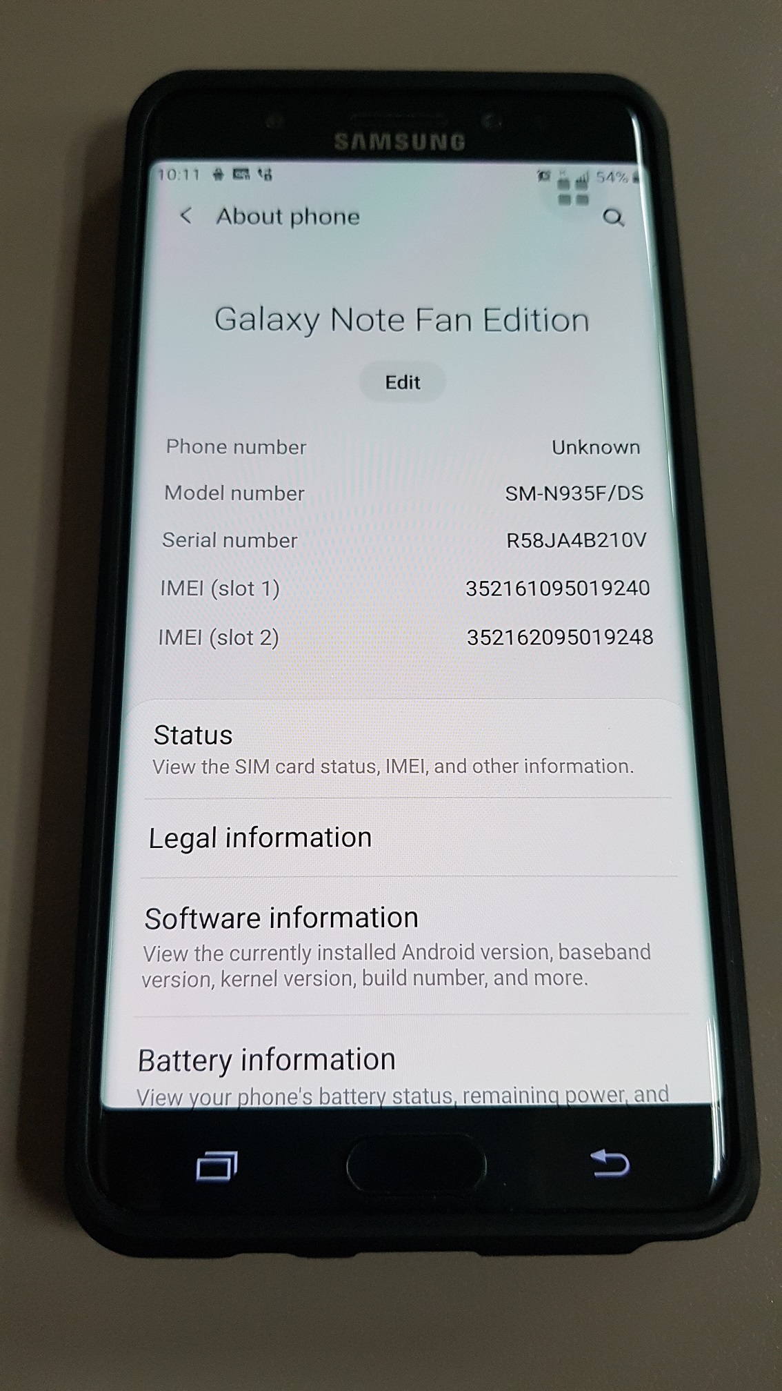 Galaxy Note FE (Dual Sim) 5