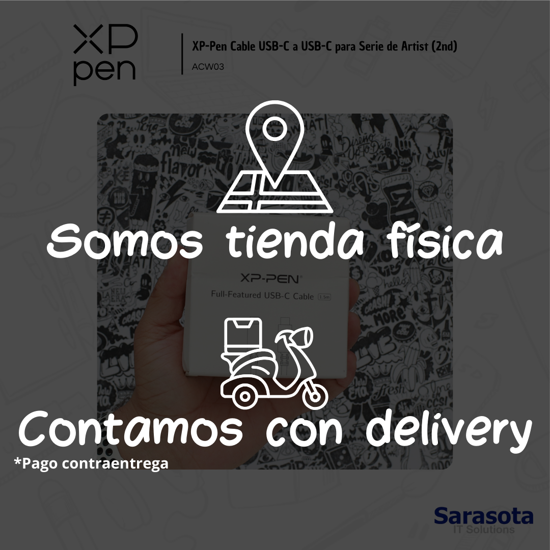 accesorios para electronica - XP-Pen Cable USB-C a USB-C,  Serie de Artist 2nd 2