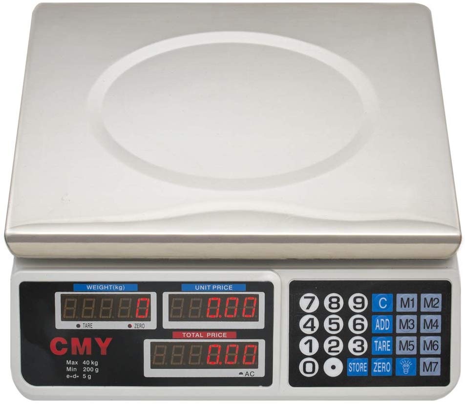 herramientas, jardines y exterior - Peso Balanza Digital De Mesa, Peso Hasta 40kg O 88lbs Ideal Colmado 3