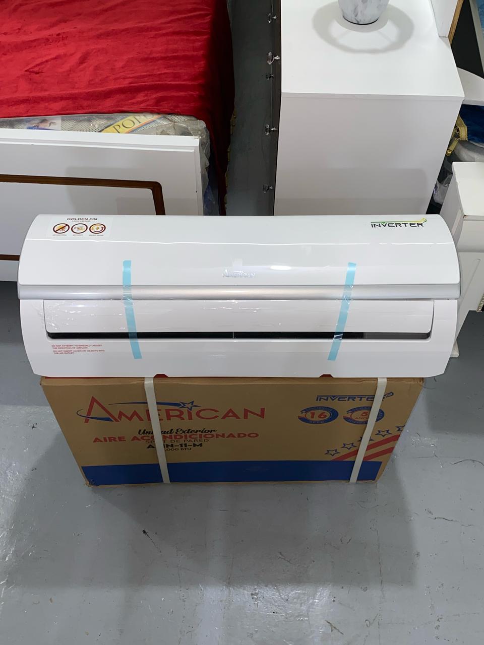 aires acondicionados y abanicos - Aire Acondicionado American INVERTER 11000BTU
Eficiencia 16 
220 voltios


