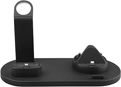 accesorios para electronica - Estación de carga multifuncional 3 en 1, carga tu reloj, audifonos y telefono 5