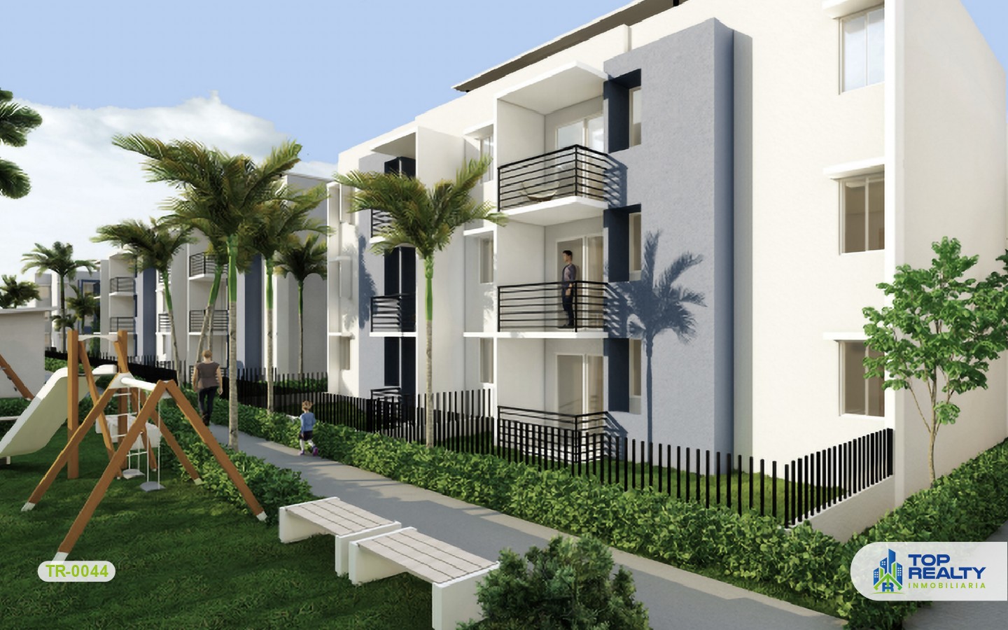 casas vacacionales y villas - TR-0044: Proyecto de apartamentos en Punta Cana,  zona de constante dinámica. 4