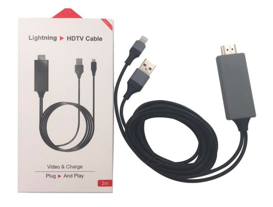 Cable HDMI para celulares iPhone e iPad