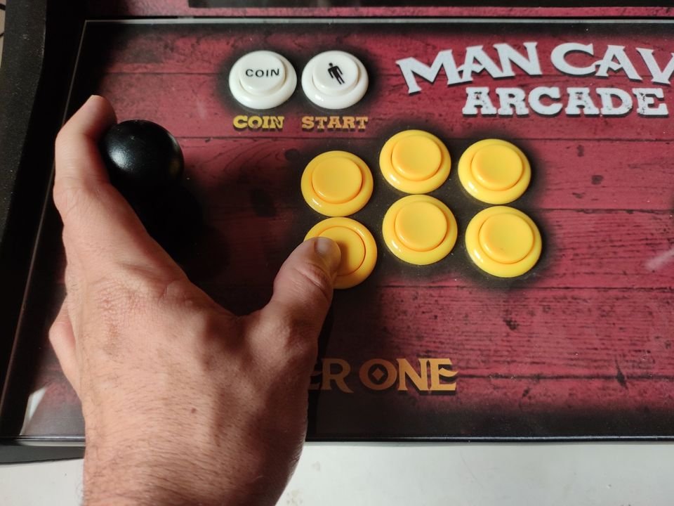 consolas y videojuegos - Gabinete Arcade Bartop con botones 5
