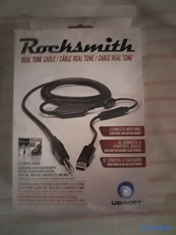 consolas y videojuegos - Rocksmith  2014 Edition PS3 con Cable Real Tone Original 3