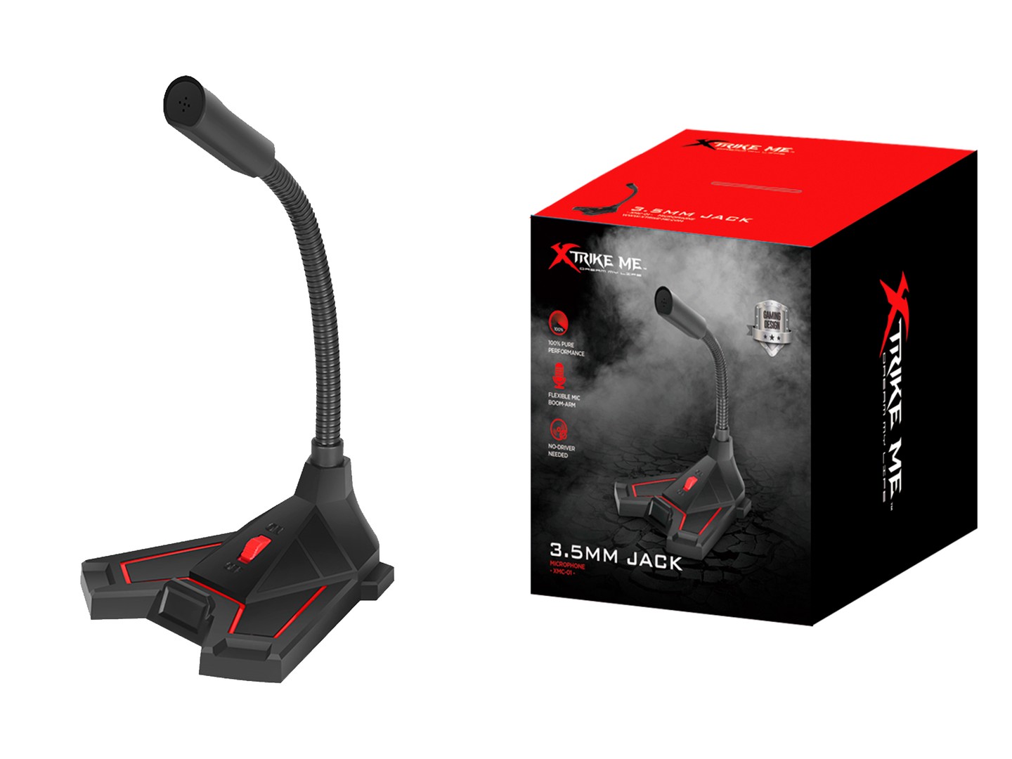 computadoras y laptops - MICROFONO DESKTOP GAMING XTRIKE ME  XMC01