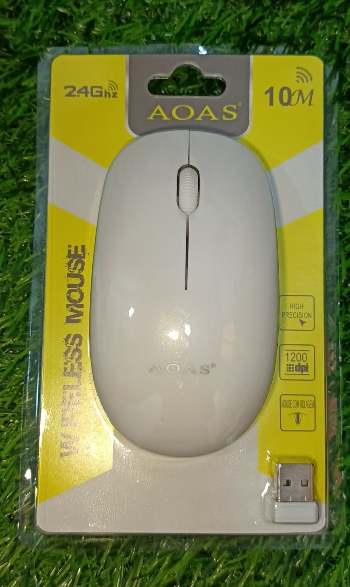 computadoras y laptops - Mouse inalámbrico ergonómico con receptor USB
 0