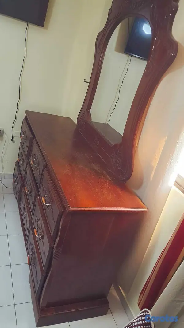 muebles y colchones - VENDO GAVETERO 9 GAVETAS CAOBA 2