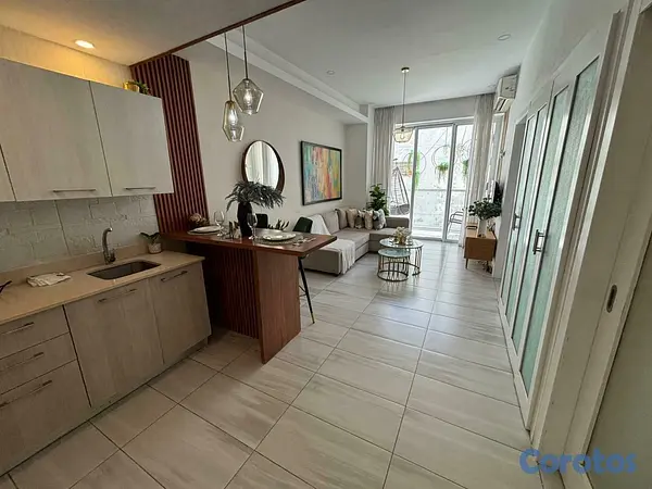 apartamentos - Apartamento Amueblado en Venta NACO 2