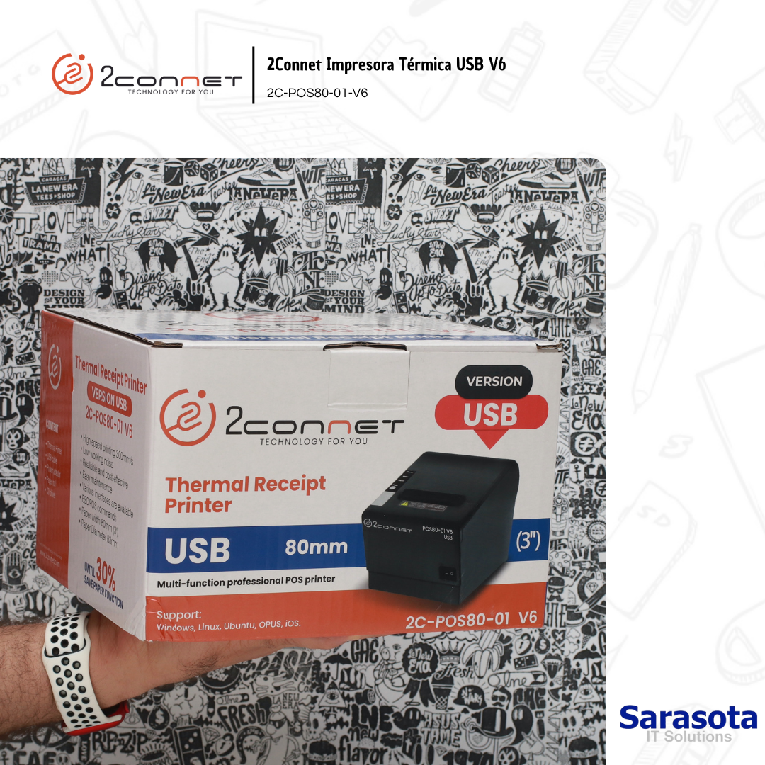 impresoras y scanners - 2Connet Impresora Térmica USB V6 1