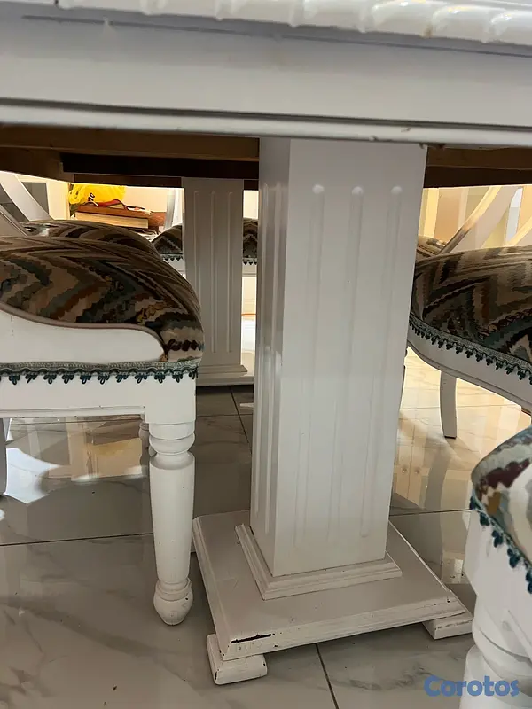 muebles y colchones - juego de comedor de caoba bello 3