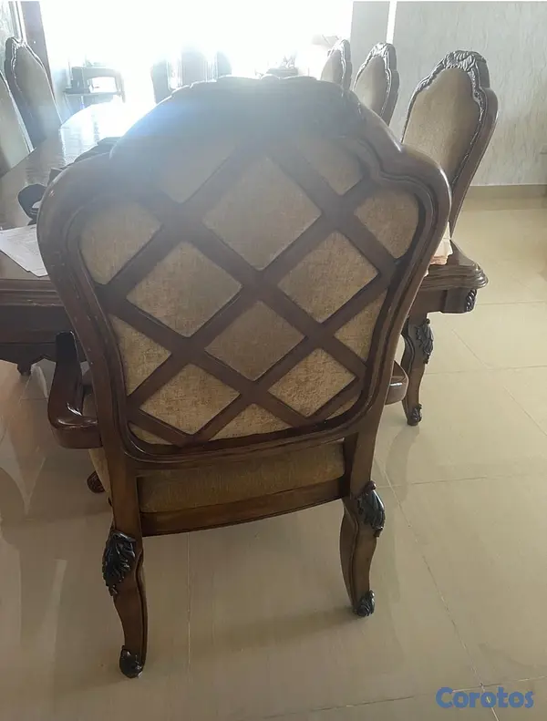 muebles y colchones - vendo de oportunidad 8  sillas Ashely premium,  2
