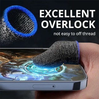 consolas y videojuegos - 2 piezas cubierta de dedo transpirable controlador de juego manga GUANTE sudor  3