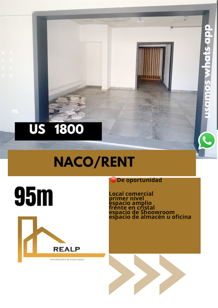 oficinas y locales comerciales - Local comercial en Ens Naco