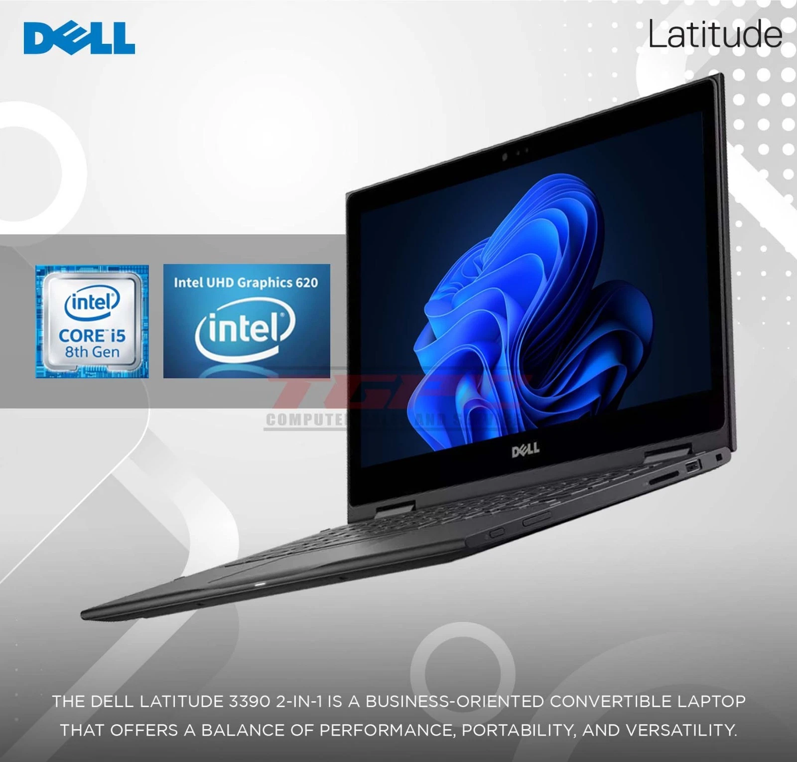 computadoras y laptops - Laptop Dell inspiron 13-3390 2 en 1/ Procesador I5 2