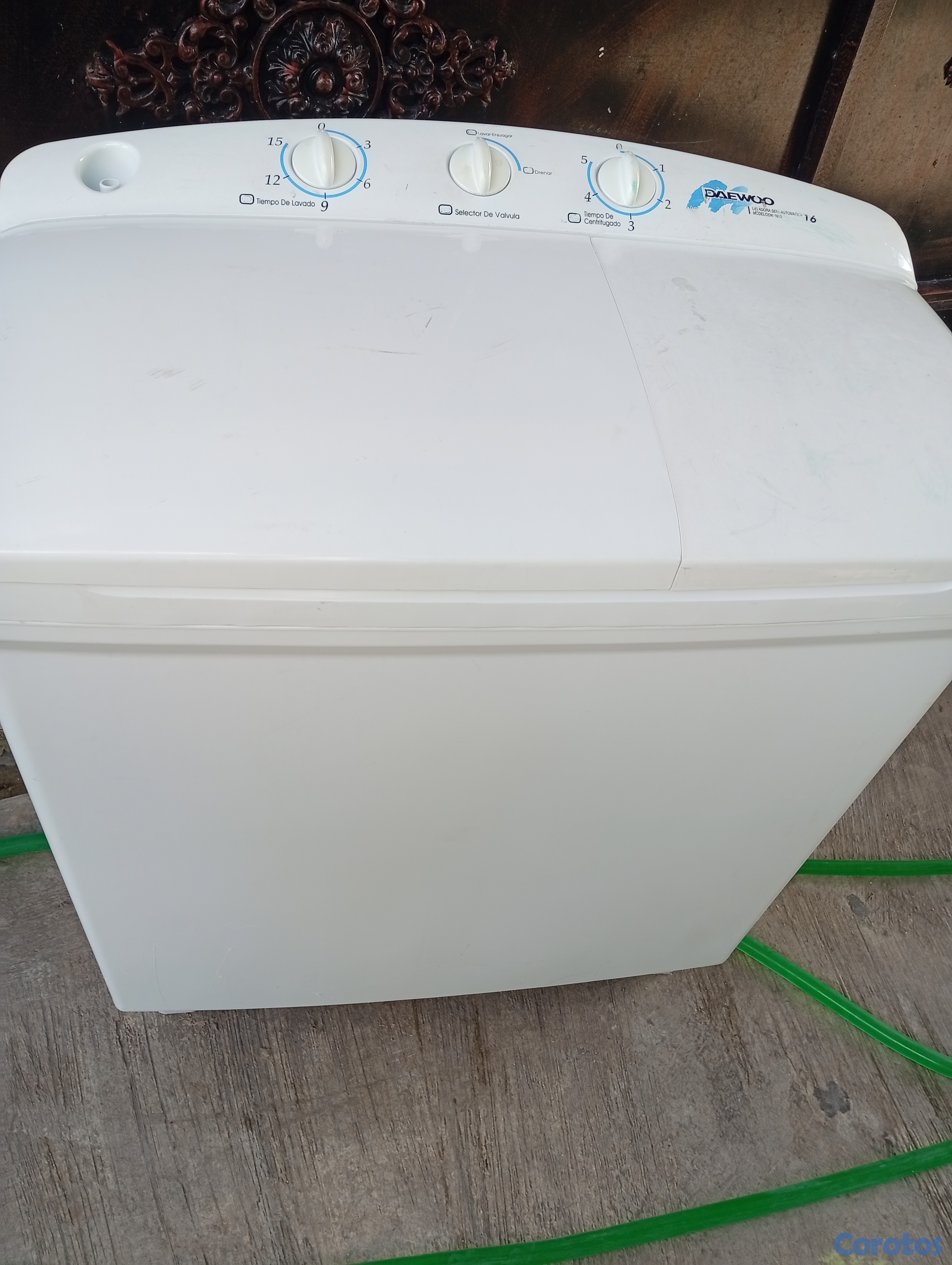 electrodomesticos - lavadora Daewoo 16lbs  3