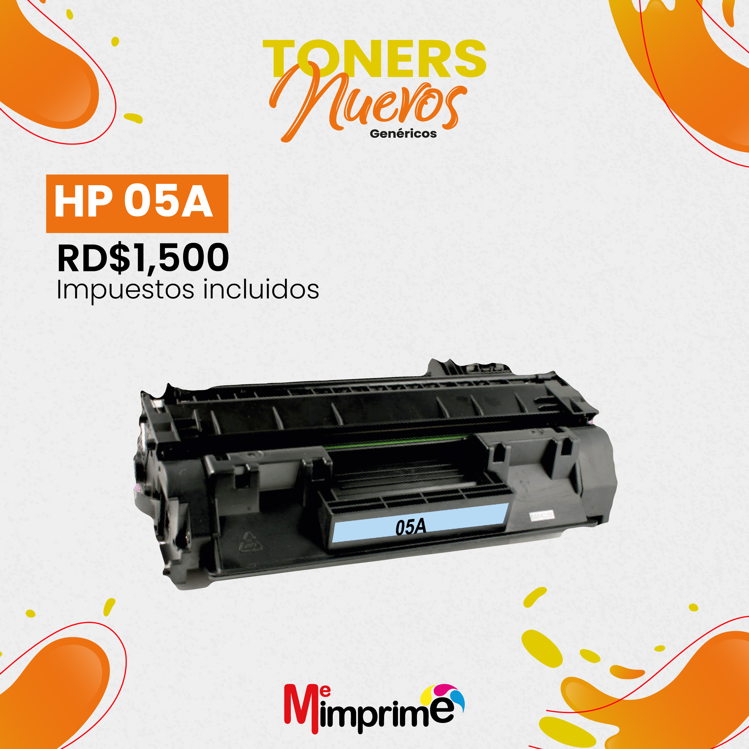 impresoras y scanners - Toner Generico HP 05A 