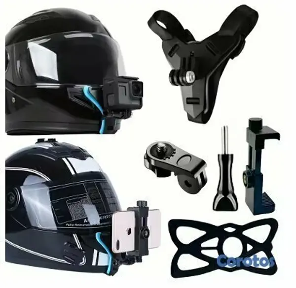 accesorios para electronica - Soporte de correa para casco para Gopro y Camaras  3