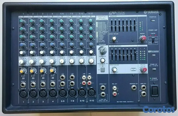 camaras y audio - AMPLIFICADOR YAMAHA EMX 1