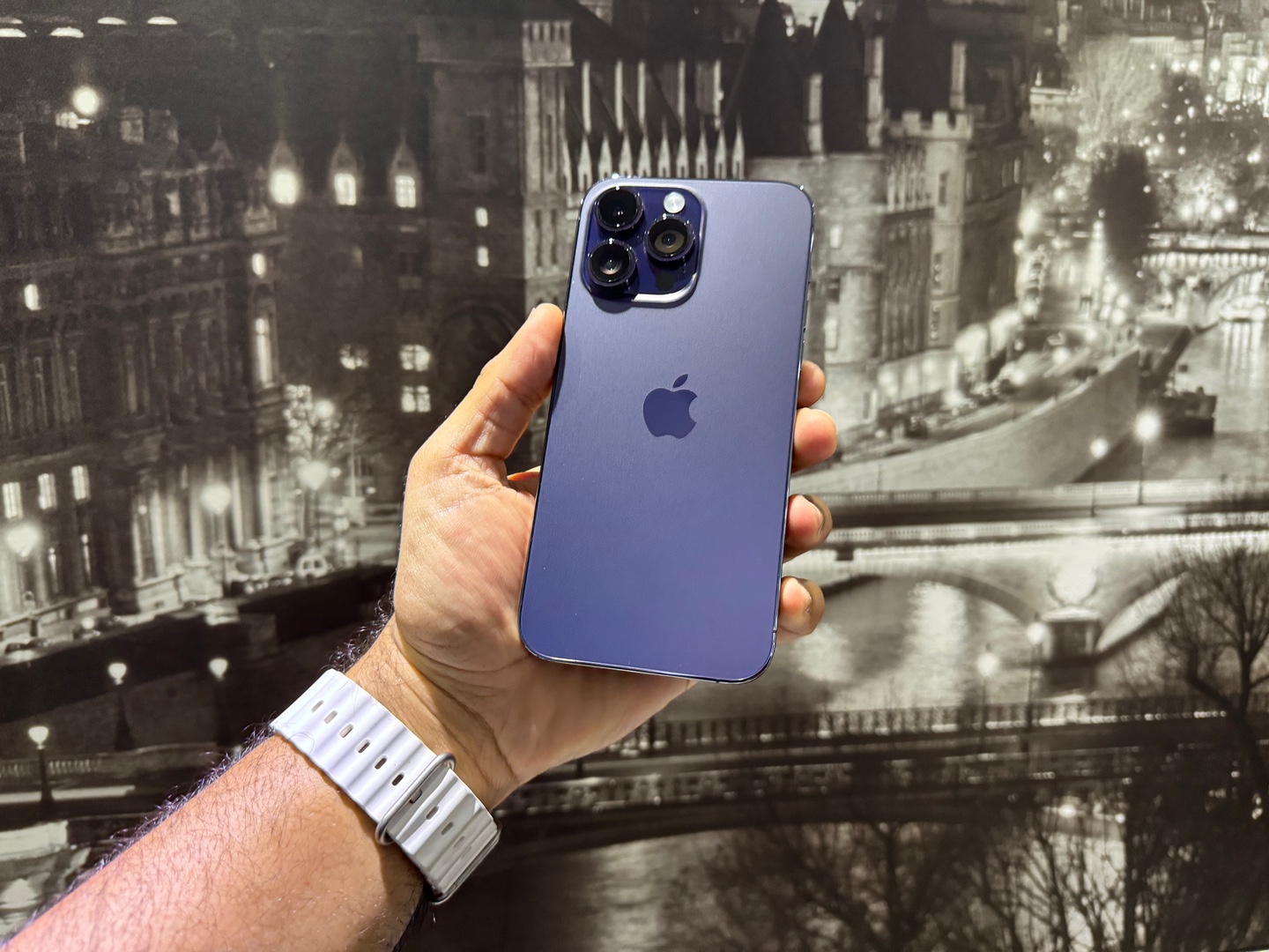 celulares y tabletas - iPhone 14 Pro Max 128GB Purple Como Nuevo, Desbloqueado, RD$ 48,500 NEG| 