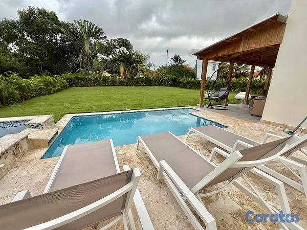 casas vacacionales y villas - VENDO LA ÚNICA VILLA NUEVA DISPONIBLE DENTRO DE ME 6