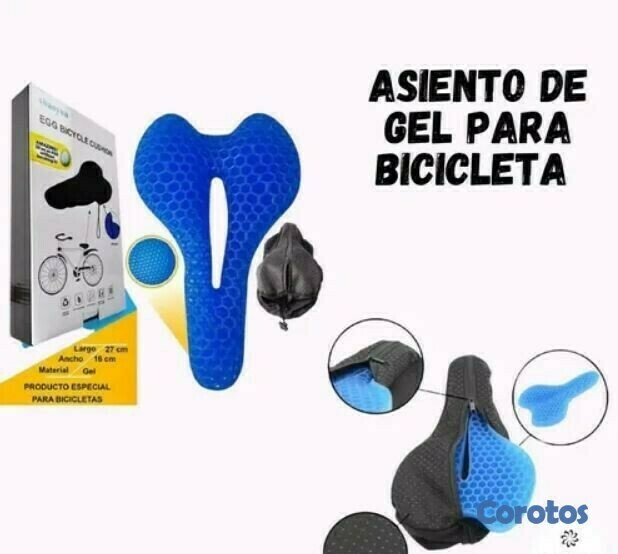 bicicletas y accesorios - Asiento en gel y espuma ecológicos para bicicleta  2