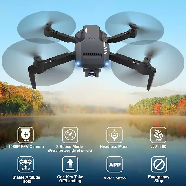 Salud y Equipamiento Médico - Mini Drone Giro De 360° Con Cámara Maletin Y baterias 2