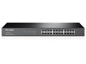 computadoras y laptops - SWITCH 24 PUERTOS TP-LINK TL-SG1024, NO ADMINISTRABLE/RACK, 24 PUERTOS GIGABIT  1