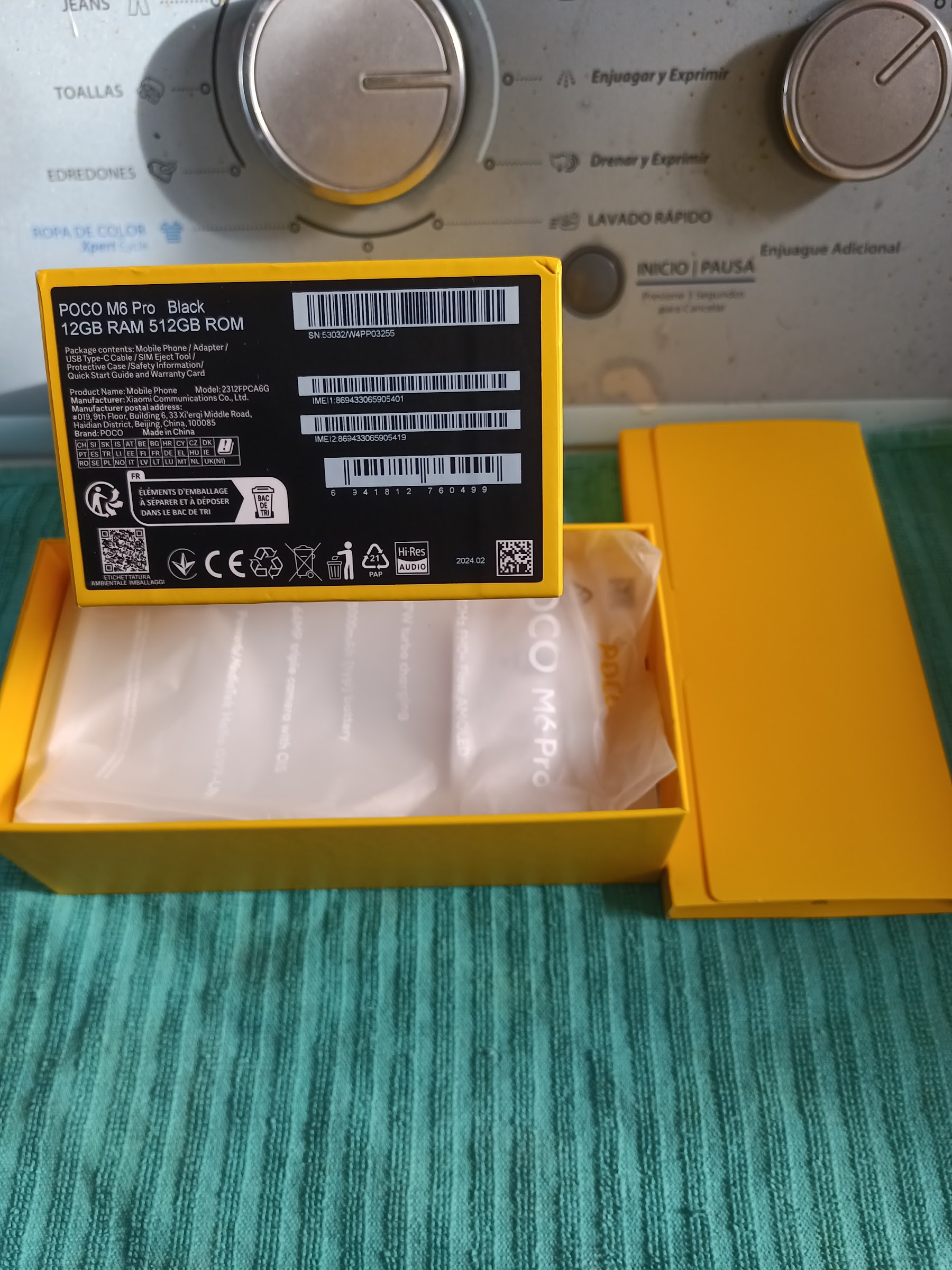 celulares y tabletas - Poco m6 pro, 512 gb 12 ram, dual sim,  4