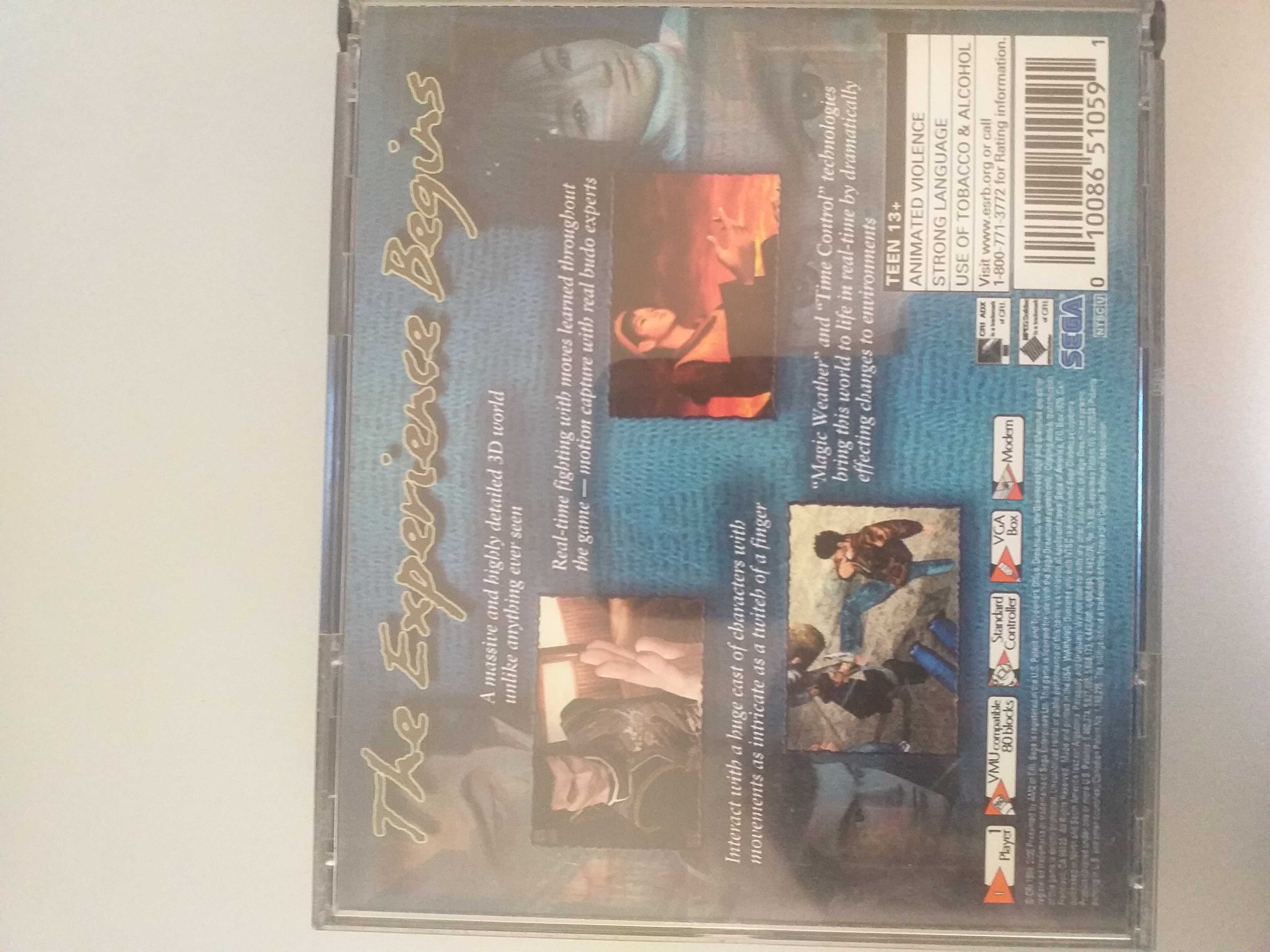 consolas y videojuegos - Shenmue Sega Dreamcast Completo  2