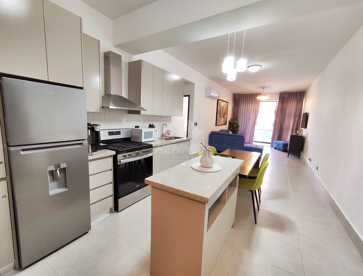 apartamentos - TORRE 2 HABITACIONES AMUEBLADO LA ESMERALDA SANTIAGO  6