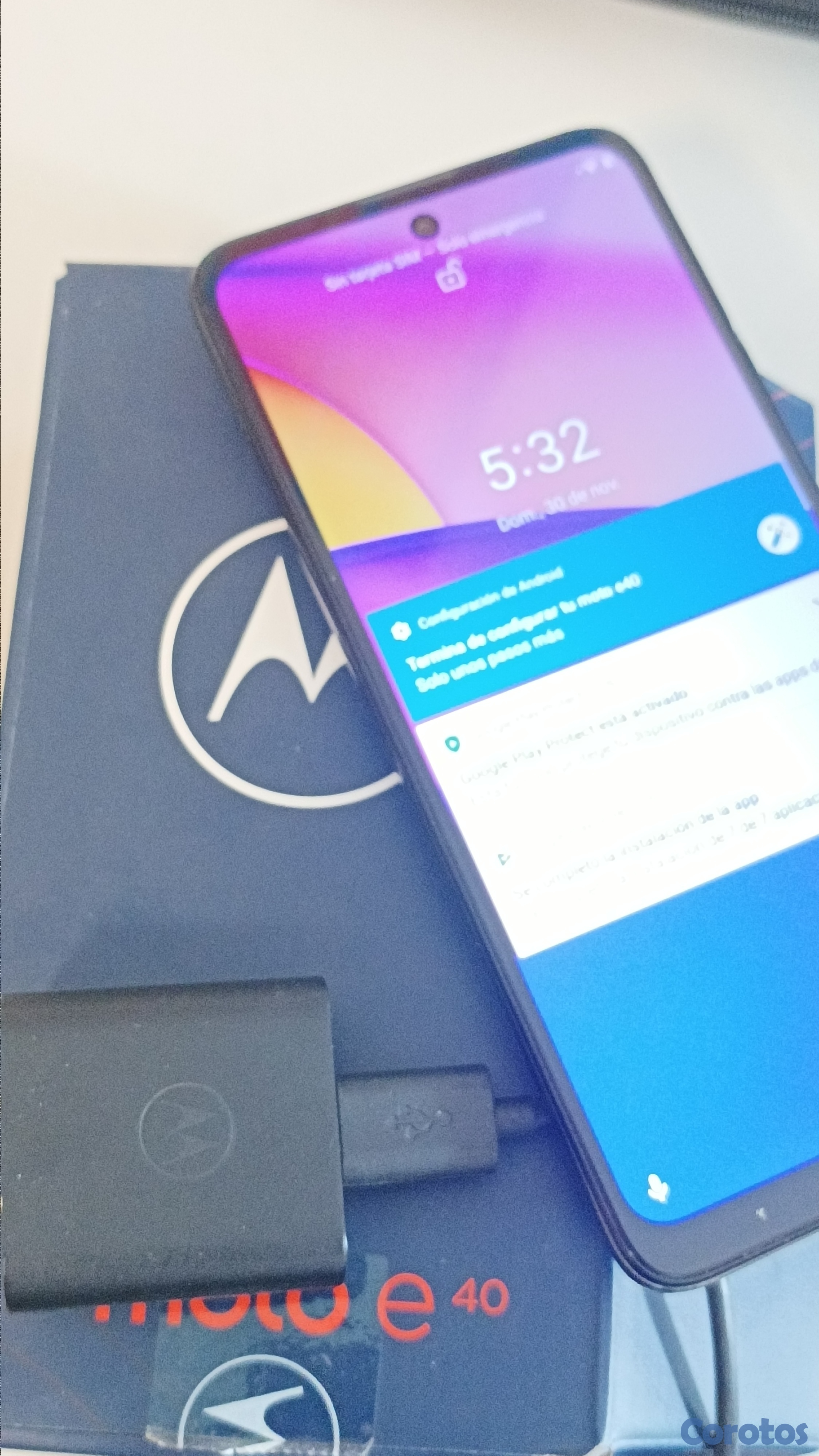 celulares y tabletas - Celular Motorola E40 2