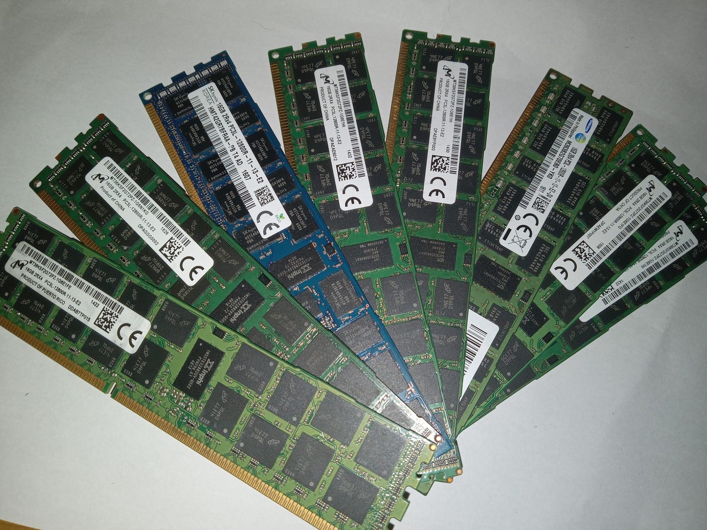 computadoras y laptops - Memoria DDR3 Servidor  16GB 2Rx4 PC3 12800R.