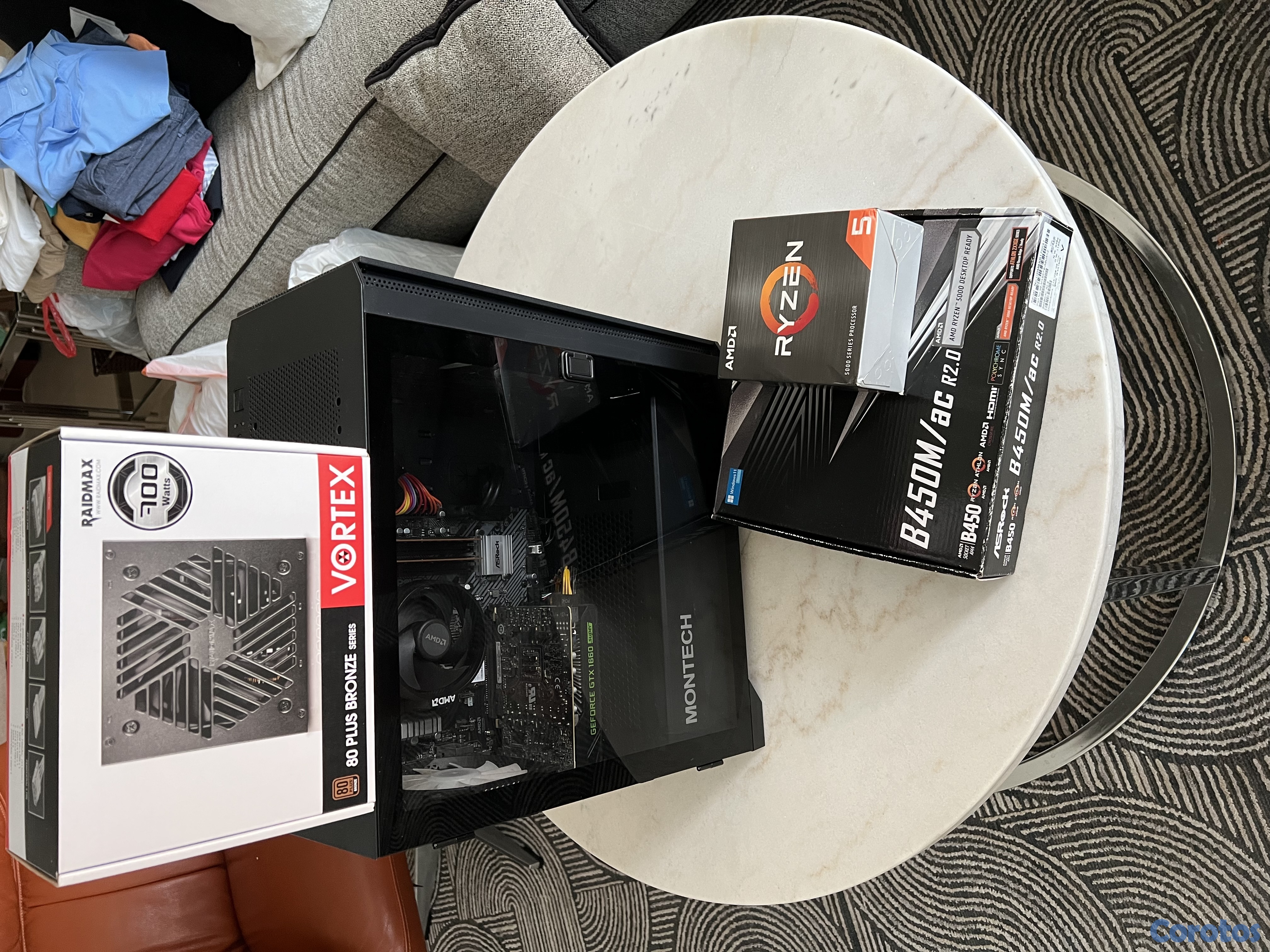 computadoras y laptops - PC GAMER NVIDIA 1660 SUPER AMD RYZEN 5 5600 3