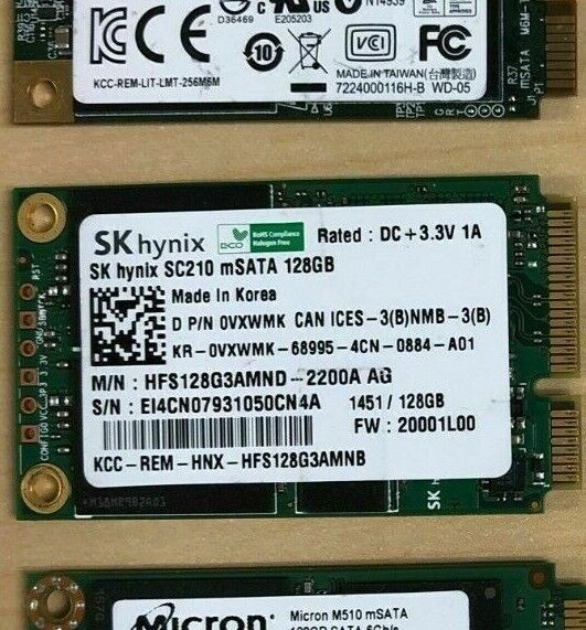 accesorios para electronica - Disco duro SSD nuevo y usados MSATA 128GB 256GB y 512GB SSD Estado solido
 3