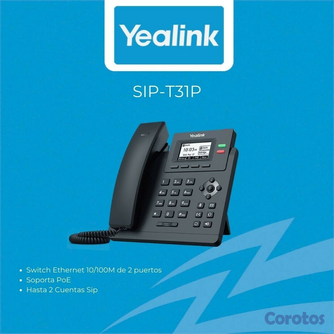 otros electronicos - Teléfono Yealink T30P-T31P-T31G-T43U 3