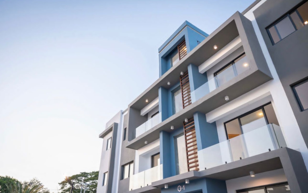 apartamentos - APARTAMENTO EN RESIDENCIAL CERRADO SANTIAGO 1
