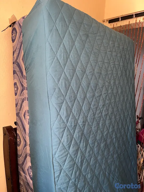 muebles y colchones - cama de 39” completa en pino tratado  2