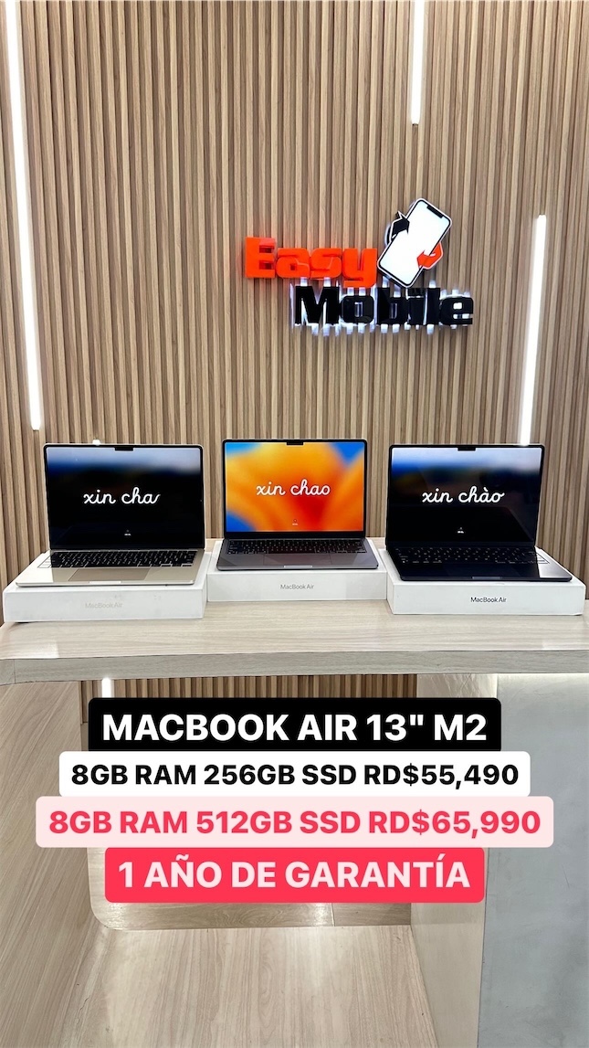 computadoras y laptops - MACBOOK AIR 13” M2 8GB RAM 256GB SSD