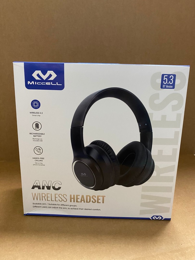 camaras y audio - 🎧 Audífonos Inalámbricos MICCELL ANC VQ-B15 🎧
 0
