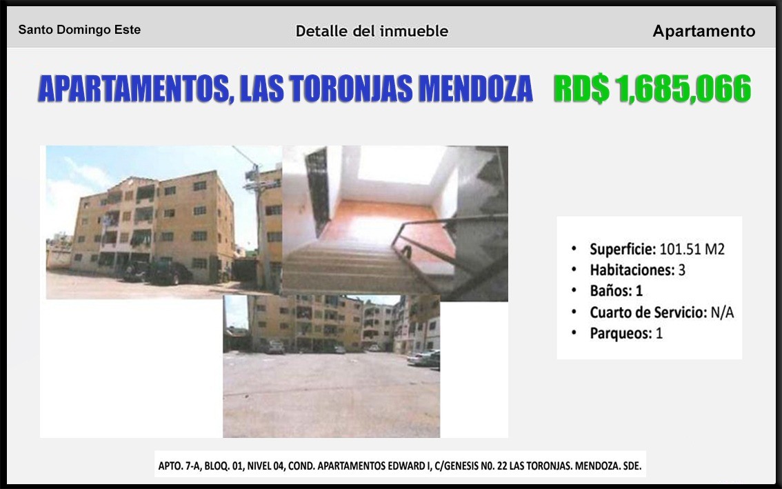 apartamentos - TENGO APARTAMENTO DE OPORTUNIDAD EN SANTO DOMINGO ESTE