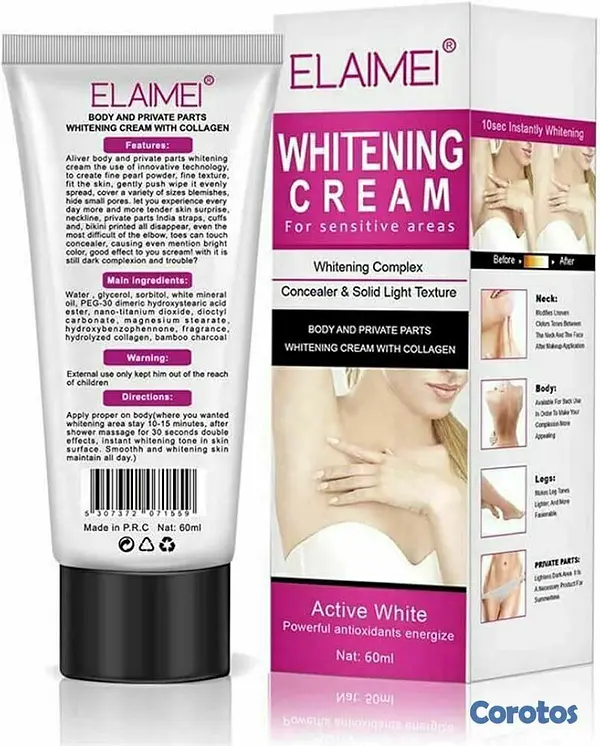 salud y belleza - Crema Blanqueadora para Piel: Elimina Axilas Oscur 2