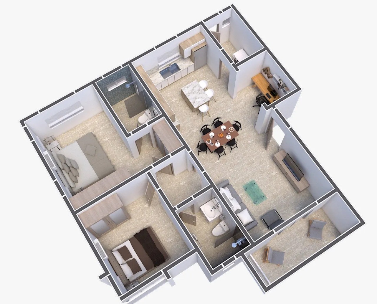 apartamentos - Residencial Exclusivo: 12 Apartamentos en Sosúa, ¡Elige el Tuyo! 4